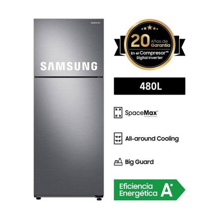 REFRIGERADORA SAMSUNG TOP FREEZER NO FROST RT48A6004S9/PE 480 L REFRIGERADORA SAMSUNG TOP FREEZER NO FROST RT48A6004S9/PE 480 L