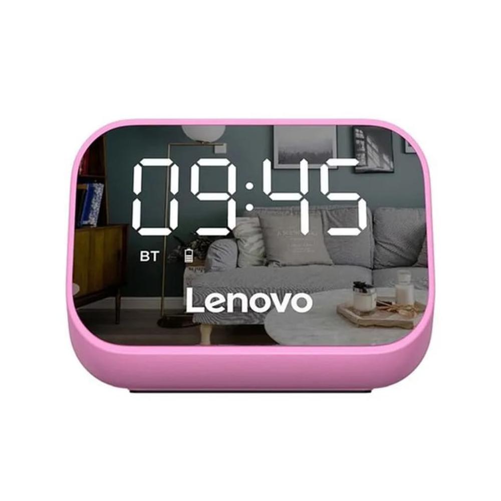 Reloj Despertador Con Altavoz Multifuncional Lenovo Ts13 Rosado
