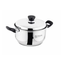 Olla Clásica 22cm Tapa de Acero Inoxidable-10116263