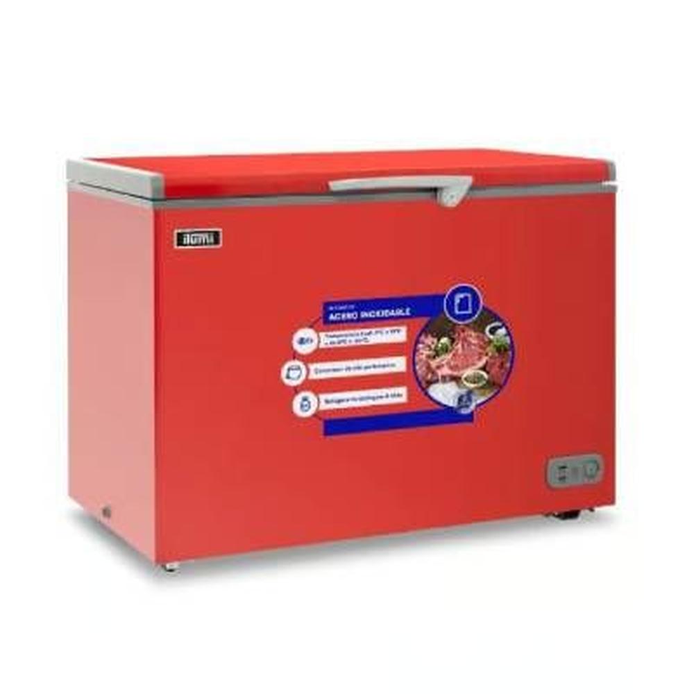 Congelador con tina de Acero Inoxidable de 340lt TFI-3400RE Rojo