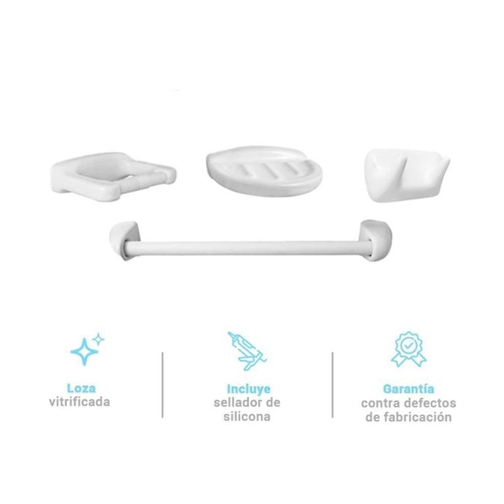 Kit de accesorios loza italgrif