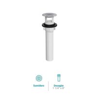 DESAGUE 1 1/4"" x 8"" TIPO SUMIDERO INOX