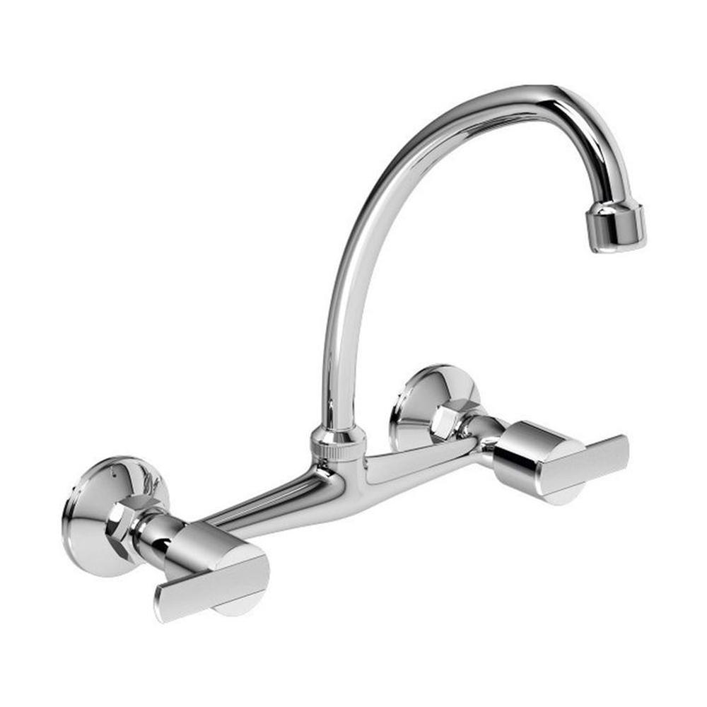 Mezcladora para lavadero a la pared buzios lever cromado Italgrif