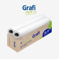 Rollo de Papel Bond para Plotter A0 - 36"" x 45 Metros de 90gr - Caja x2 und