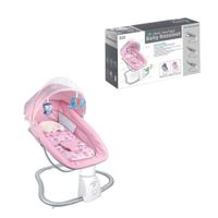Silla Mecedora Eléctrica a Control Remoto para Bebés Color Rosado