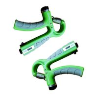 Par de Hand Grips Regulables 60 Kg Con Contador Verde