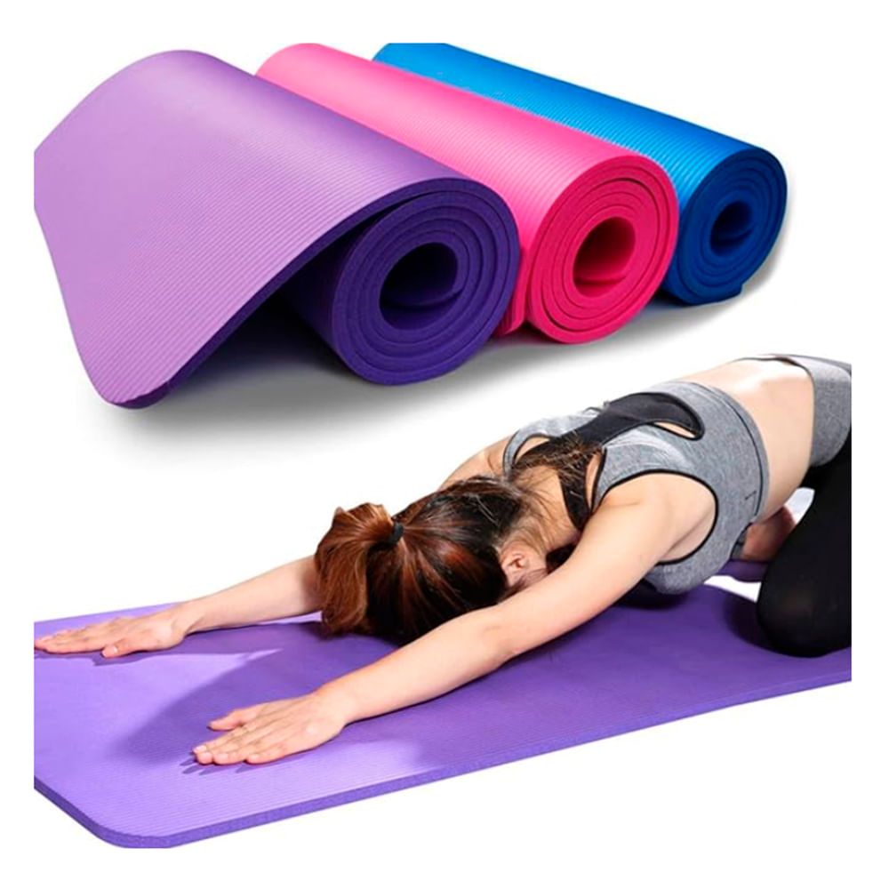 Matt De Yoga 6mm Mat Para Ejercicios Colchoneta Multicolor
