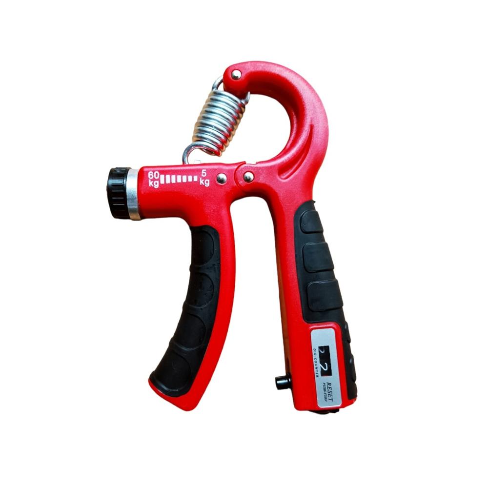 Hand Grip Regulable 60 Kg Con Contador Rojo