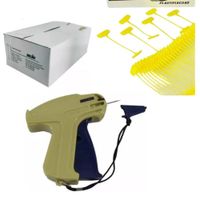 Pistola Etiquetadora Arrow Más 5000 Precintos Balín Color Amarillo