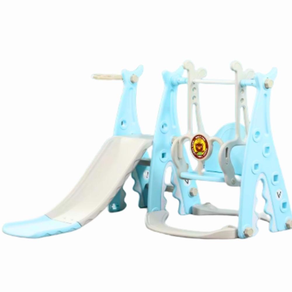 Juego De Cobogán, Columpio y Basketball Celeste