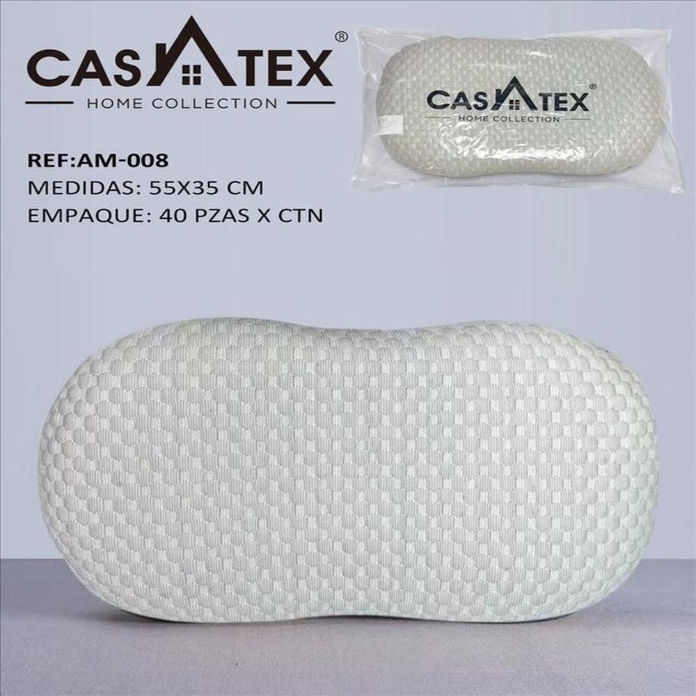 Almohada Viscoelástica Infantil WHITE 55cm x 35cm.