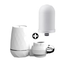 COMBO Agua Vida: Filtro Caño Carbono + 2 Cartuchos Repuesto Filtro Caño Carbono