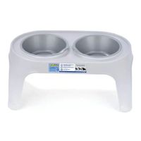 Comedero Alto P/Perros Medianos Gris Hielo - 70135005