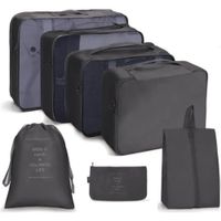 Organizadores de Maleta 7 Pcs Negro