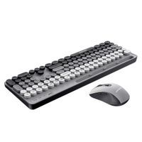 Kit Antryx Teclado y Mouse Inalámbrico WS-970 Gris