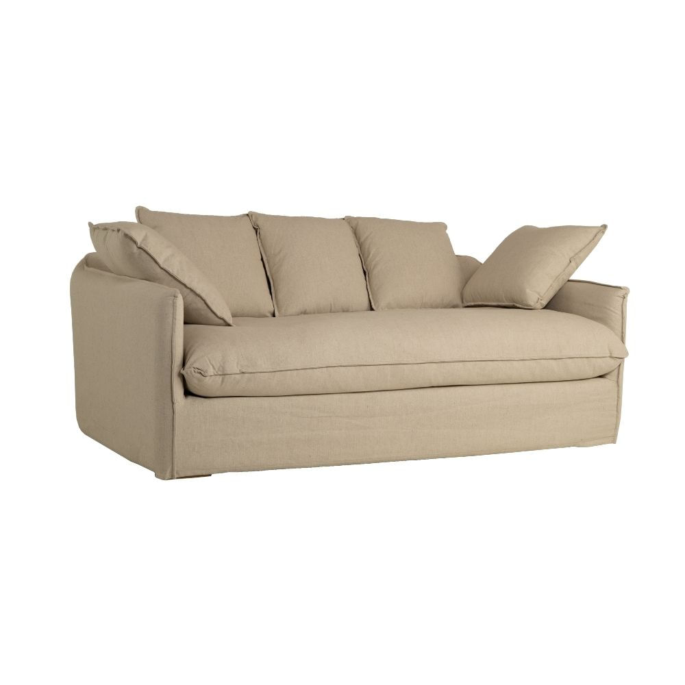 Sofá de Tela Sama Beige