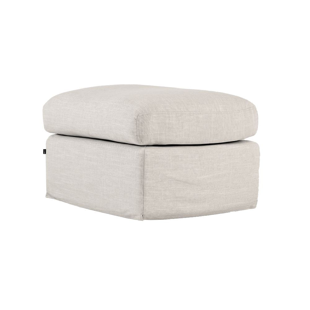 Sofá Miró Ottoman de Tela Cream