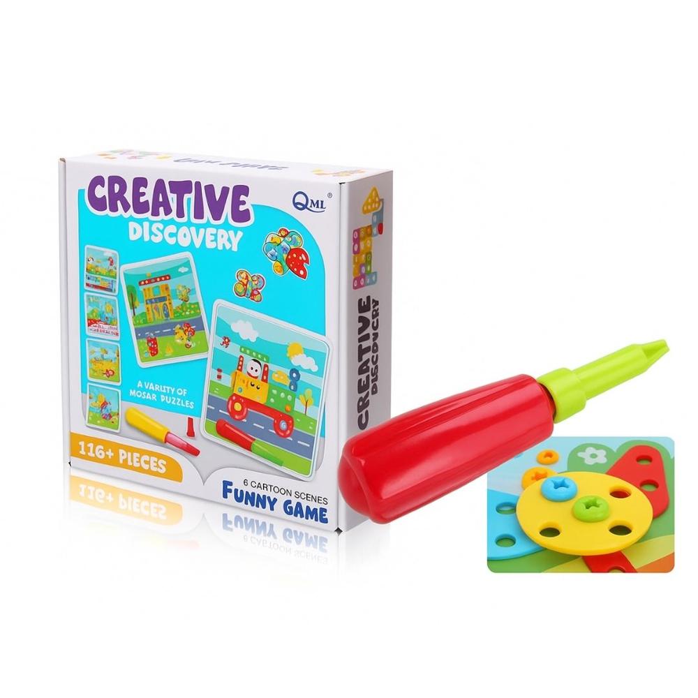 Juego Rompecabezas Con Destornillador Creative Discovery
