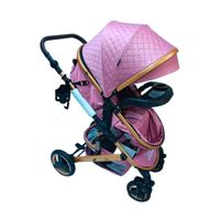 Coche Moises Baby Love HN-530W Color Rosado