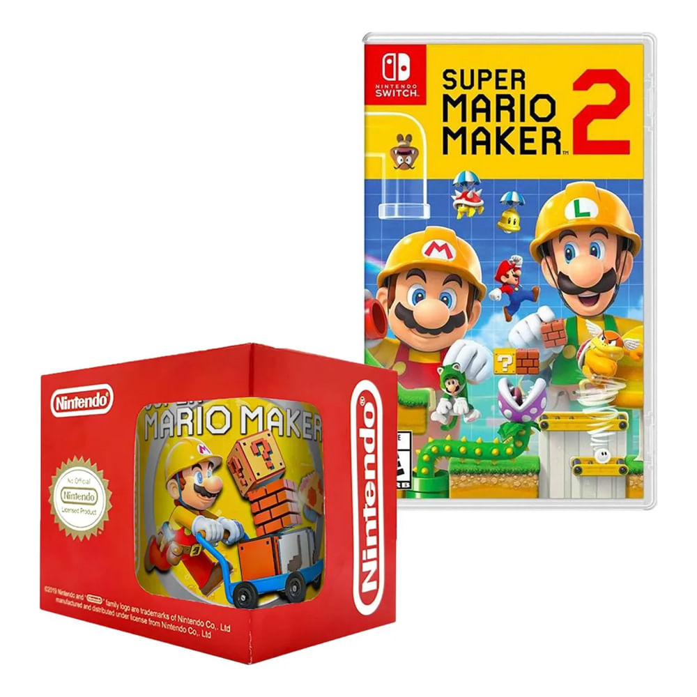 Super Mario Maker 2 + Taza Mod. 4