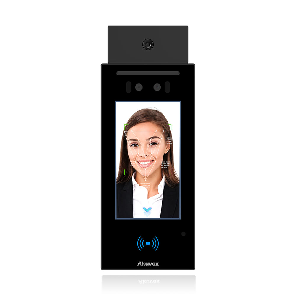 Control de Acceso Smart Akuvox A05st con Reconocimiento Facial, Control de Temperatura Full HD