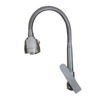 Grifo Caño Cocina Pared Flexible 360° Acero Satinado Mate