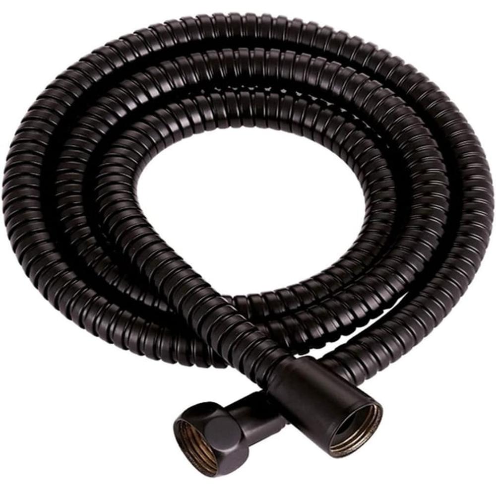 Manguera Repuesto Ducha de Mano Bidé Negro Mate Acero