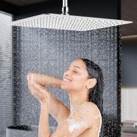 Cabeza Ducha Española 16 Cuadrada de 40x40cm Acero Inoxidable Premium