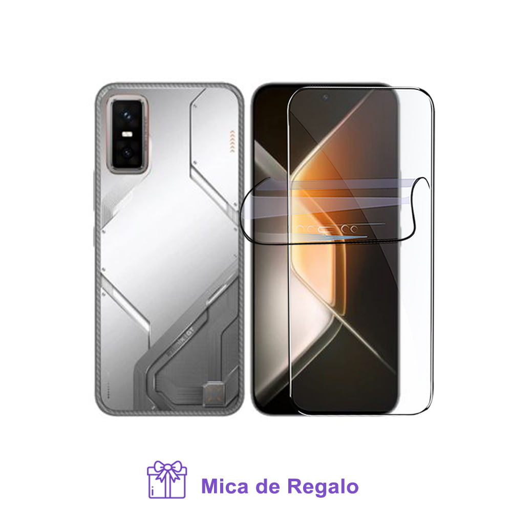 Infinix GT 30 Pro 12Gb Ram Blade white 256Gb Rom con Mica Hidrogel