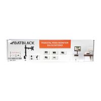 Pedestal Monitor-Rack 13 - 32 Pulgadas Escritorio Batblack