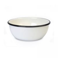Tazón Acero Vitrificado Blanco N°26-0640260000