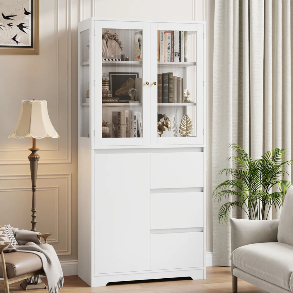 Vitrina Moderna Rinka Blanco R&R MUEBLES
