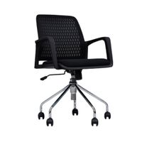 Silla De Oficina Fija Giratoria Pinko Pro Negro Ofideas