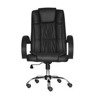 Silla Ergonómica Presidente Lexus Be Cuero Negro Ofideas