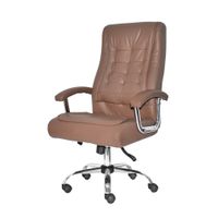 Silla Ergonómica Presidente Shiny Pro Cuero Color Café Ofideas