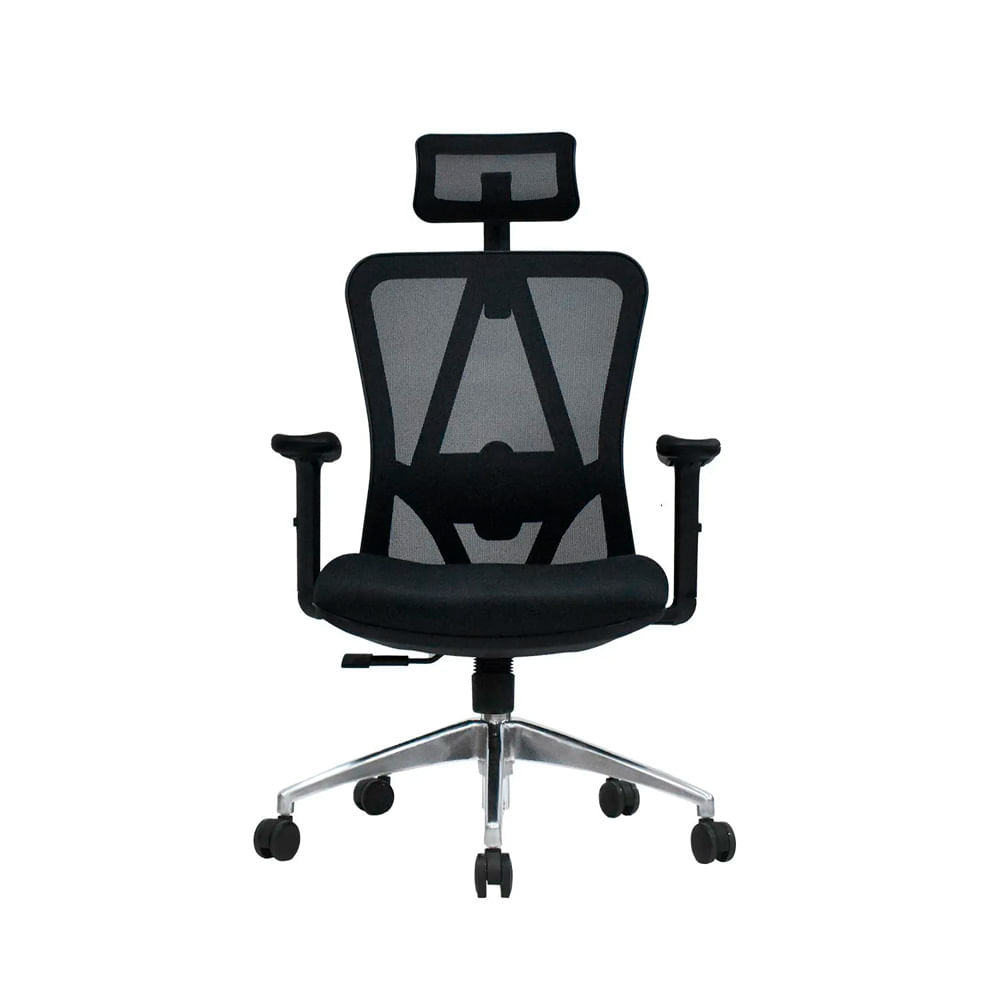 Silla Ergonómica Levi Pro Presidente Reclinable Color Negro Ofideas