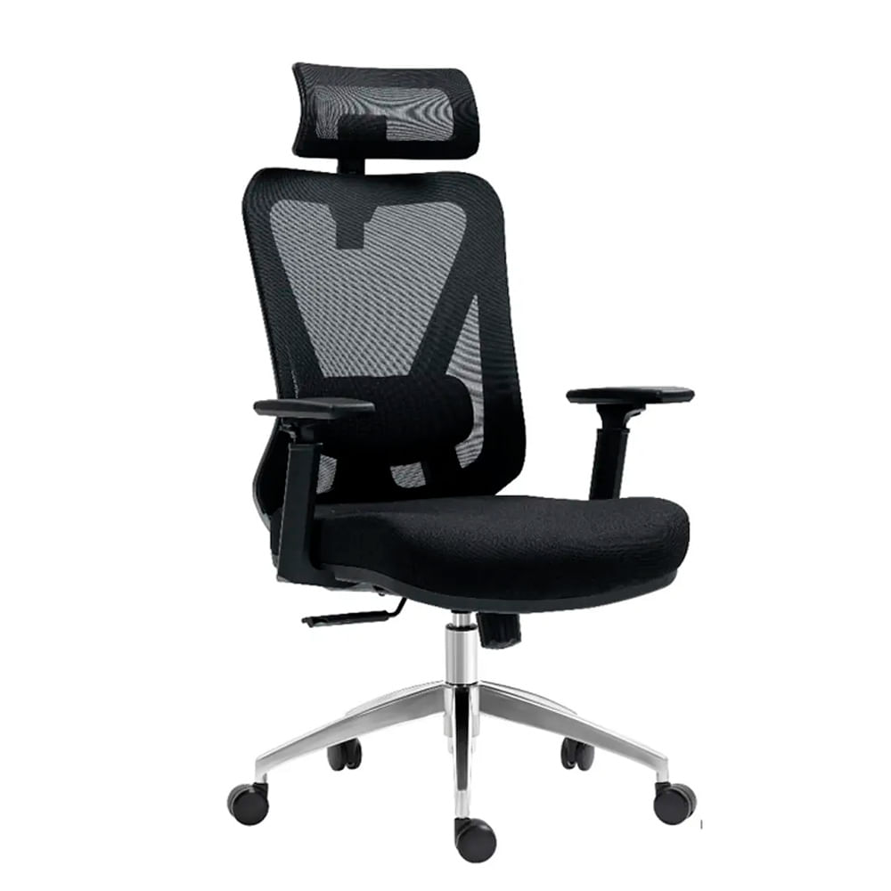 Silla Ergonómica Reclinable Smart II Presidente Brazo 3D. Negro Ofideas