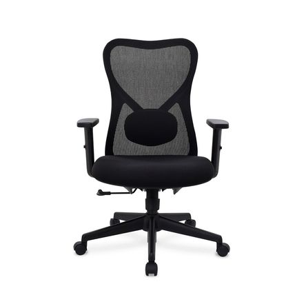 Silla Ergonómica Reclinable Gerente Bug Pro Negro Ofideas