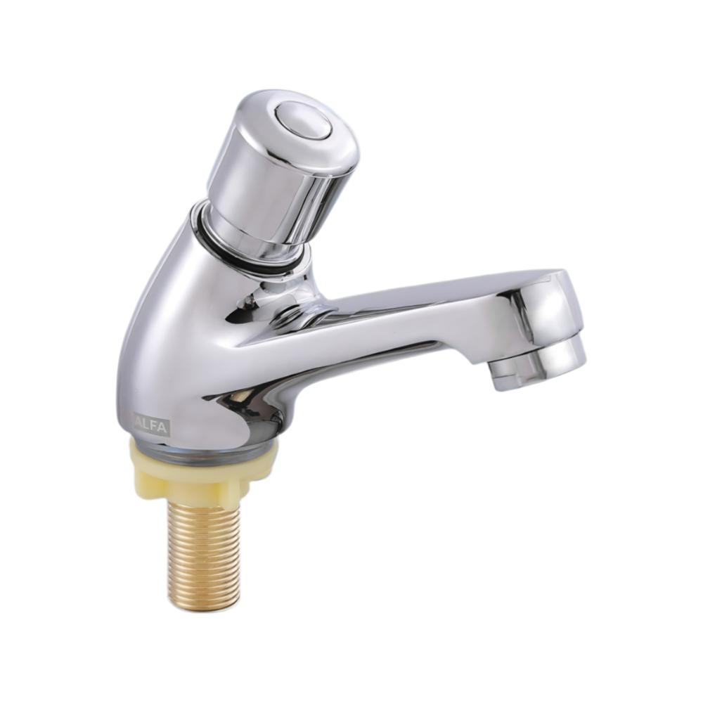 Llave Temporizador para Lavatorio Cromado Alfa