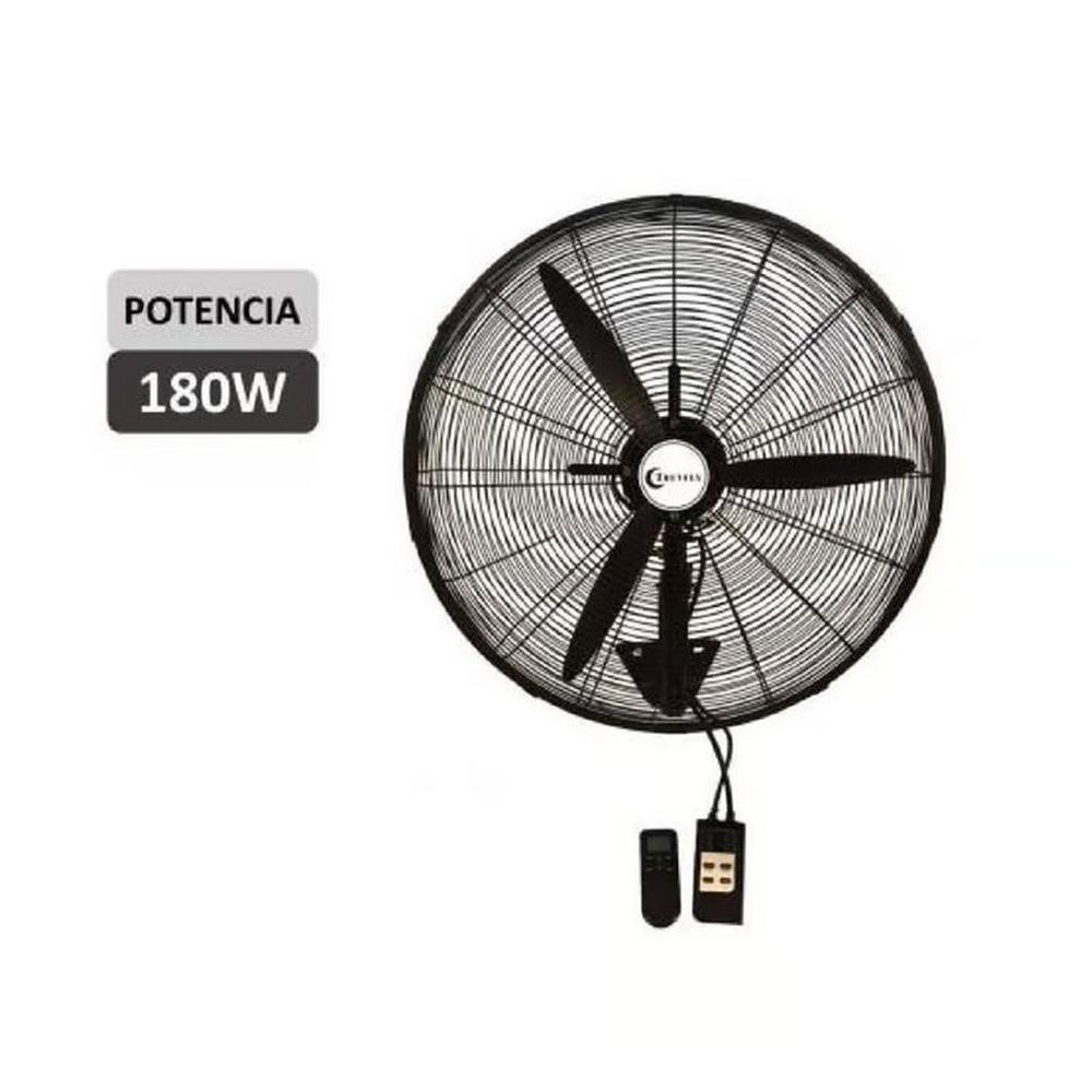 Ventilador Industrial TREVELY 26 180W VT-27C Control Remoto Negro