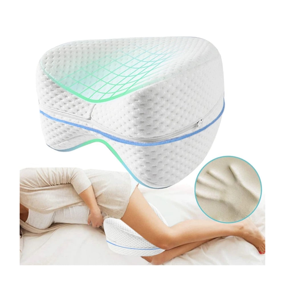 Almohada-Cojín Piernas Y Rodillas Viscoelástica Leg Pillow