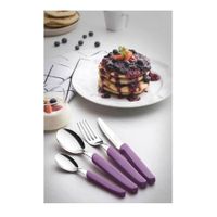 SET Cubiertos TRAMONTINA MORADO x24 PZ ACEINOX