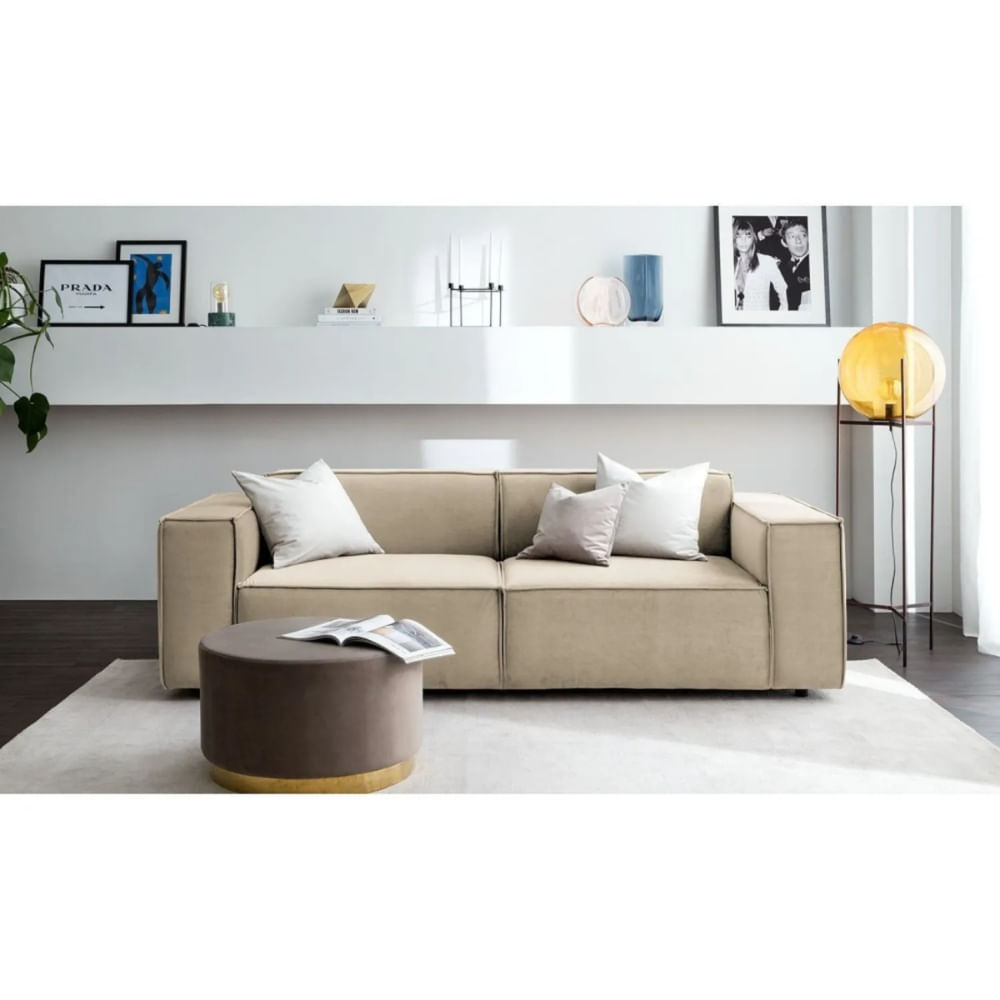 Sofá 2 Cuerpos Vitoriano Beige