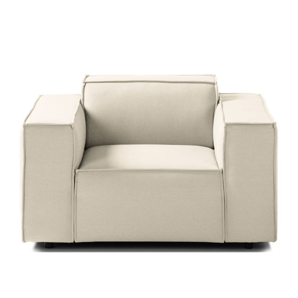 Sofá 1 Cuerpo Vitoriano Blanco