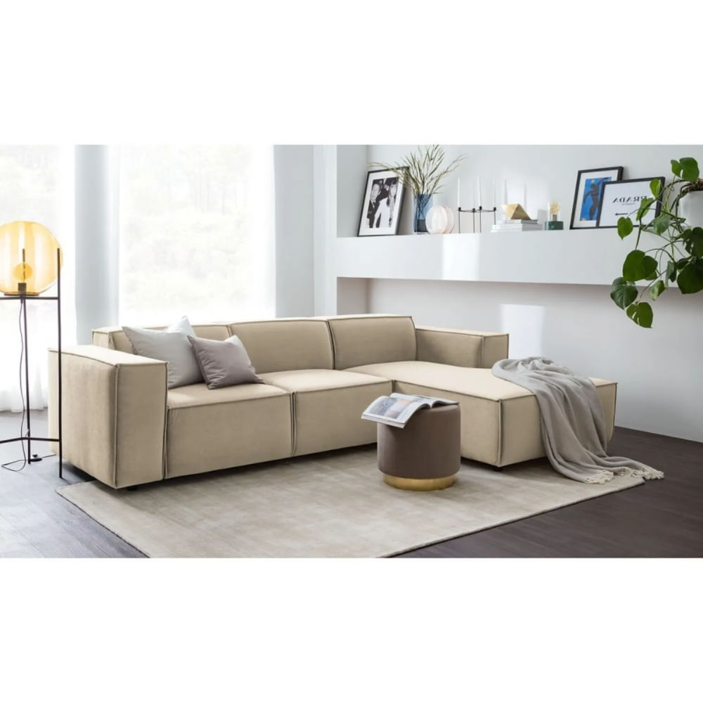 Seccional Derecho Esquinero Vitoriano Beige