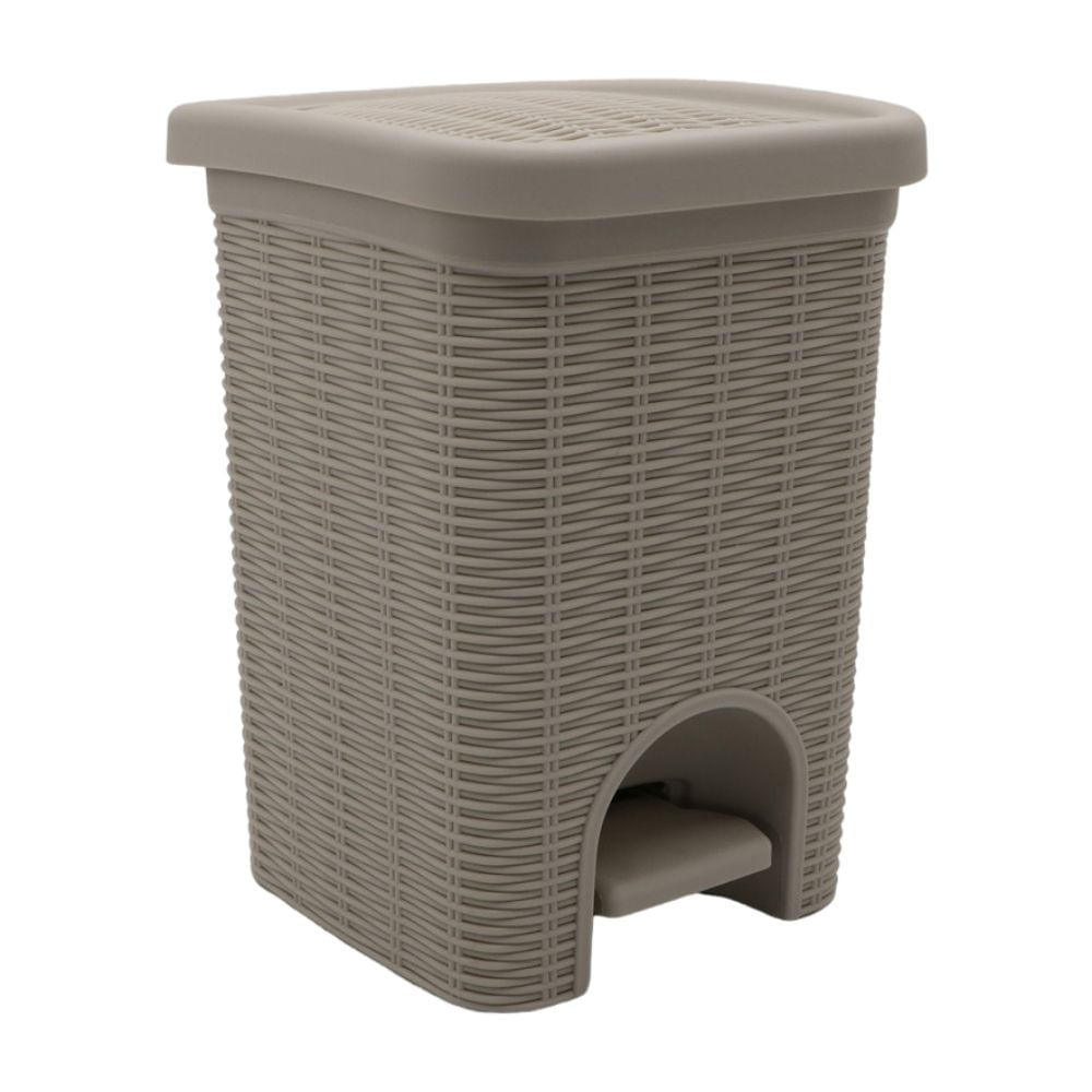 Papelera plástico Ratan 4 litros con pedal Orange