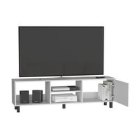Mesa para TV 65"" Tunez 1 Puerta Blanco