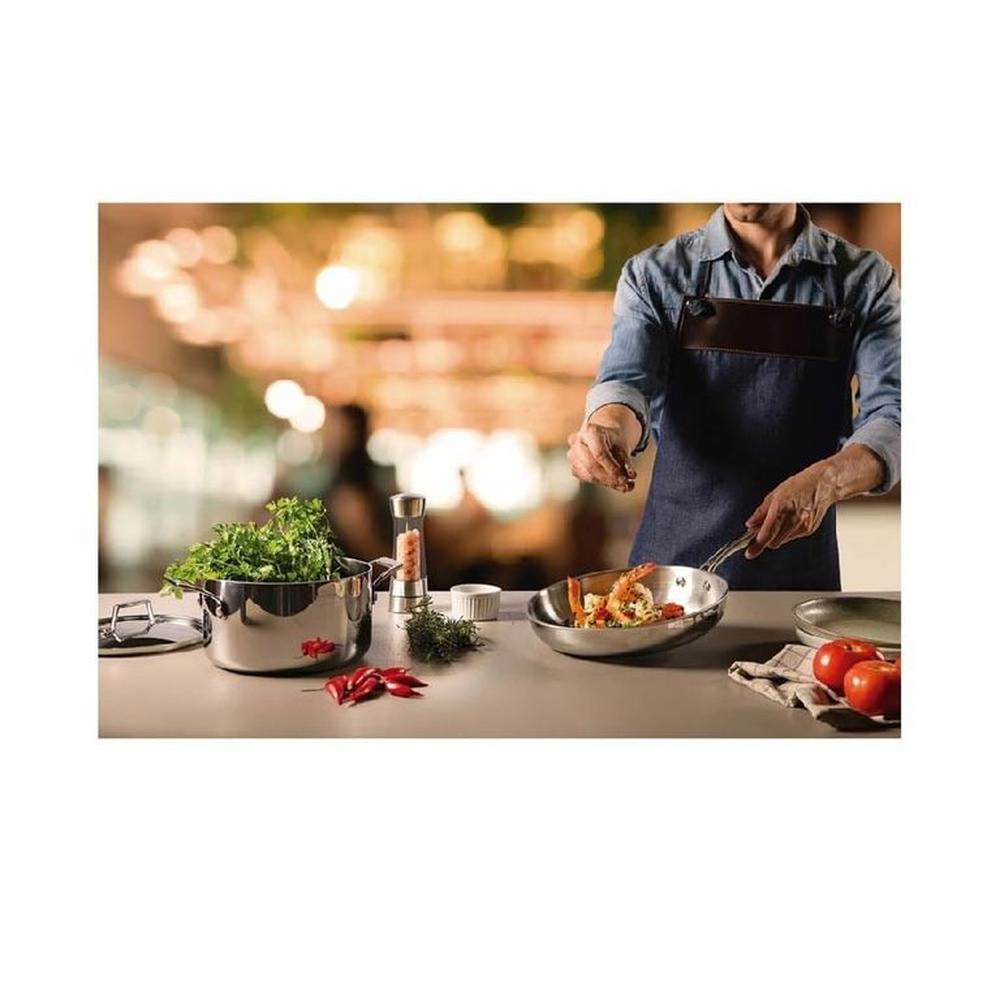 Sartén TRAMONTINA Professional ace inox20cm sTapa Sartén TRAMONTINA Professional ace inox20cm sTapa