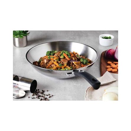 Sartén TRAMONTINA  ace inox28cm sTapa