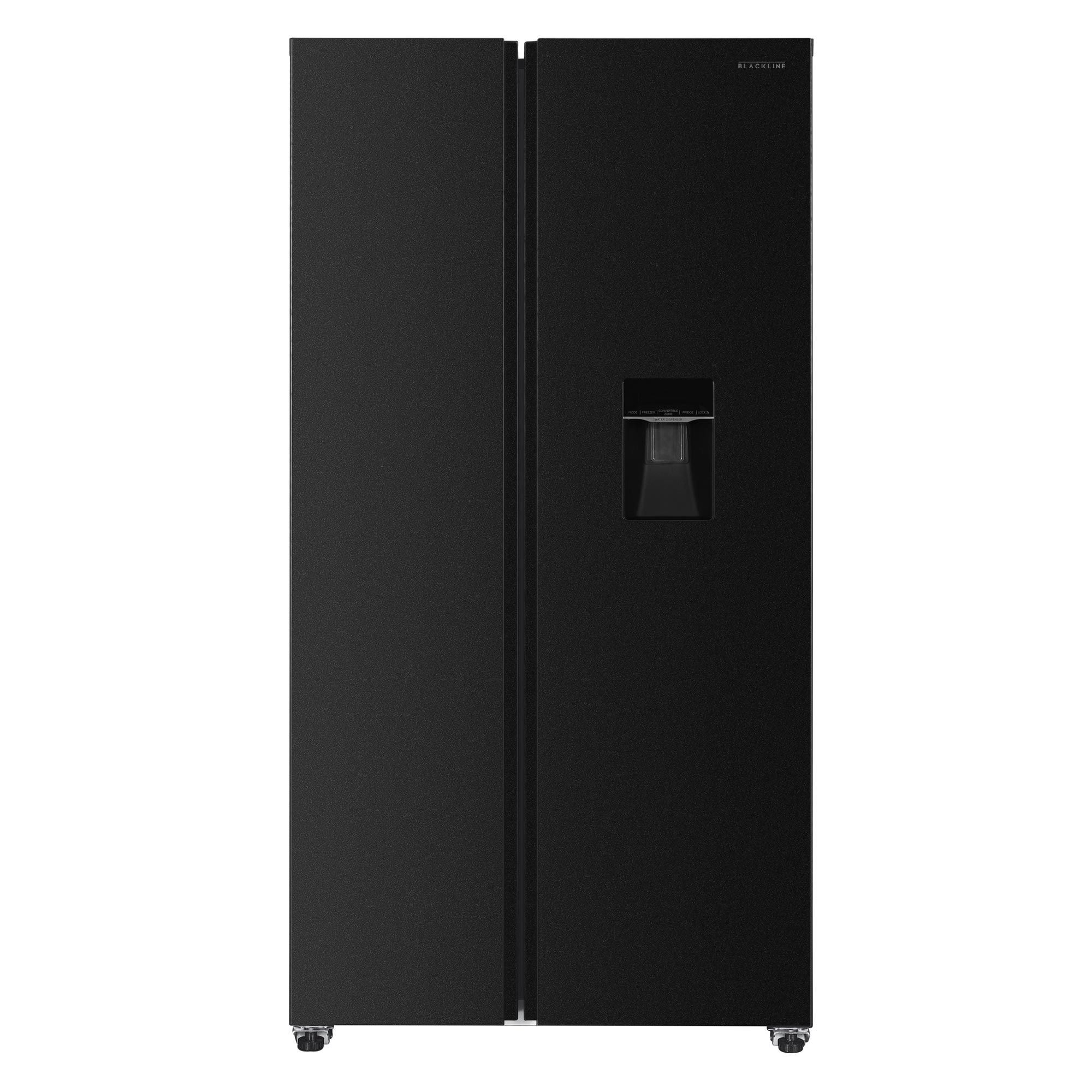 Refrigeradora BLACKLINE 438L No Frost SBS442L Black Inox